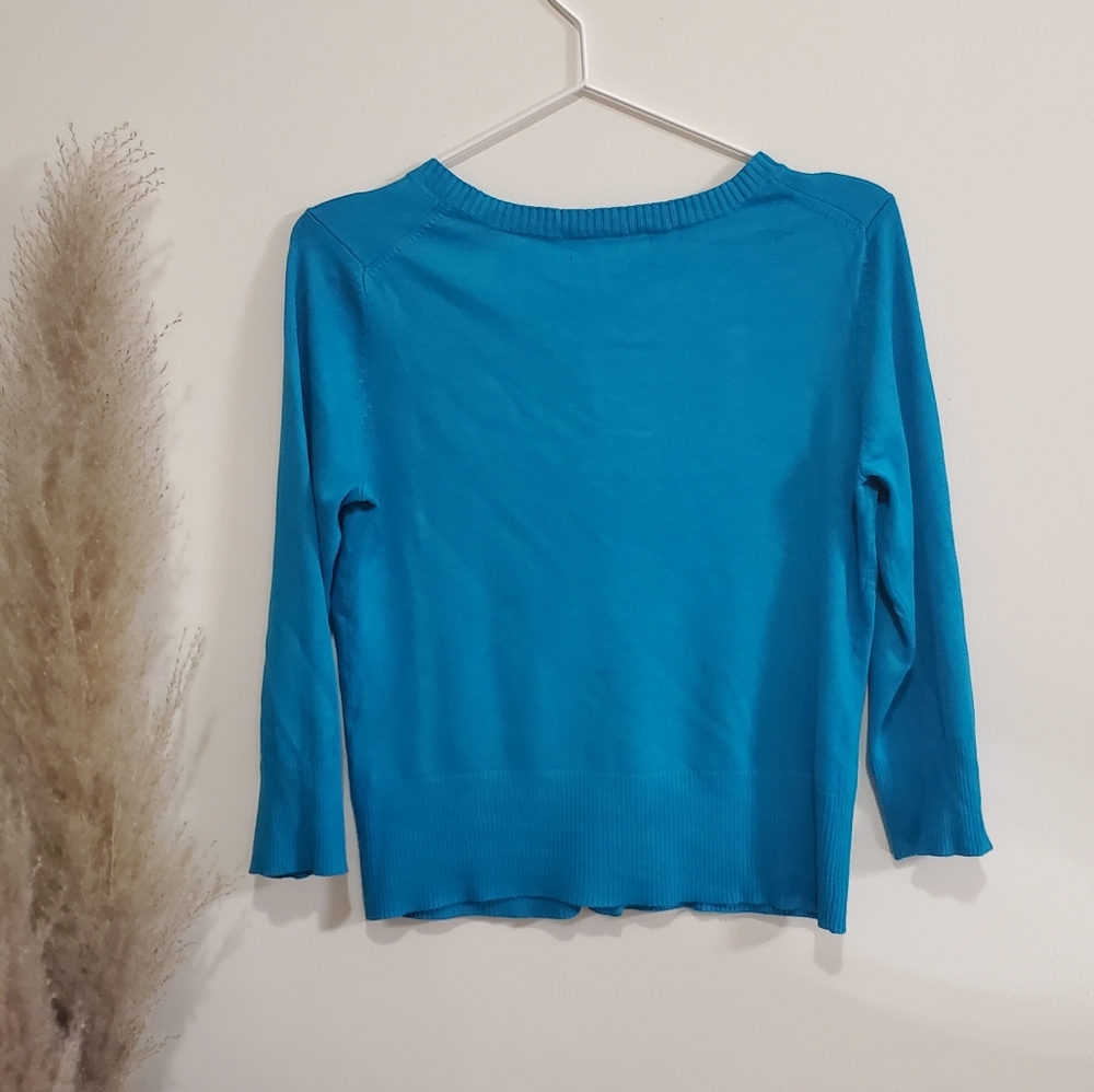 Express Design Studio Small Teal Button - image 2